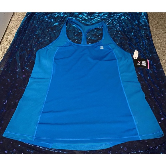 Victoria's Secret Tops - 💕 NWT VS Sport Mesh Racerback Teal Tank